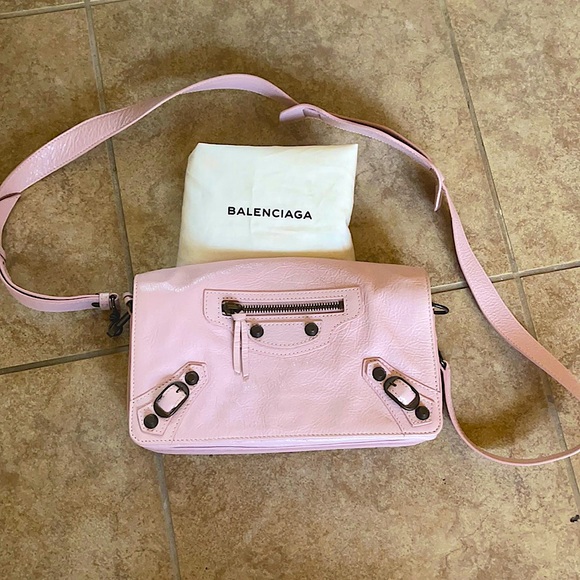 Balenciaga Handbags - Balenciaga Crossbody Bag Pink Excellent